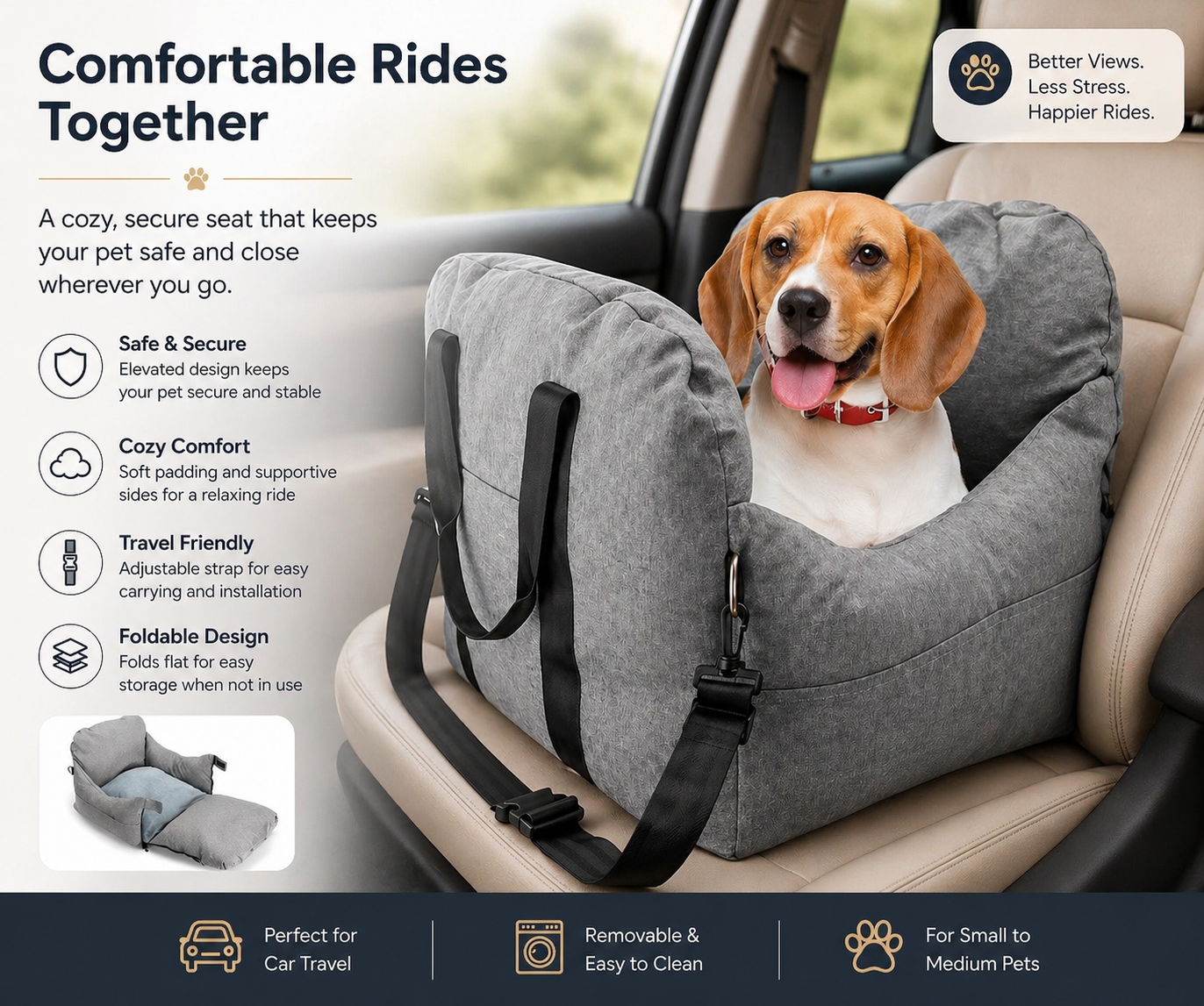 FURRA™ TravelNest Car Seat