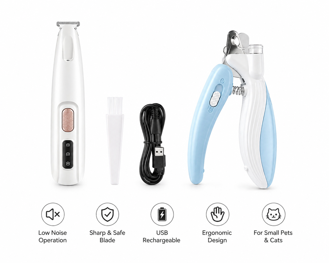 FURRA™ Precision Paw Trimmer Set